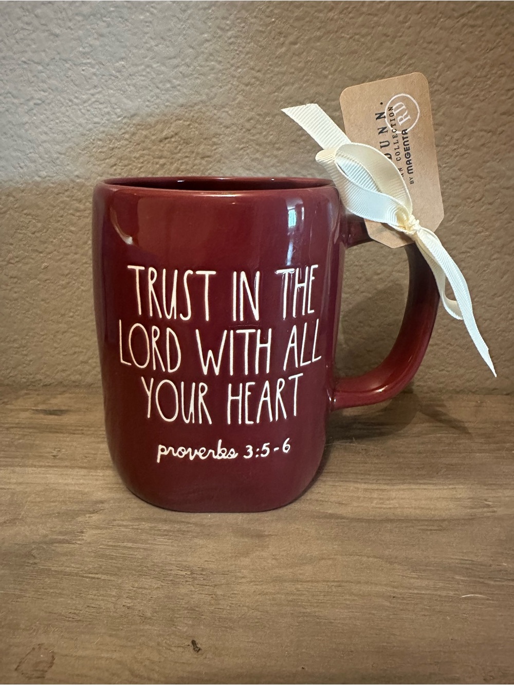 Rae Dunn Trust In The Lord With All Your Heart Mug